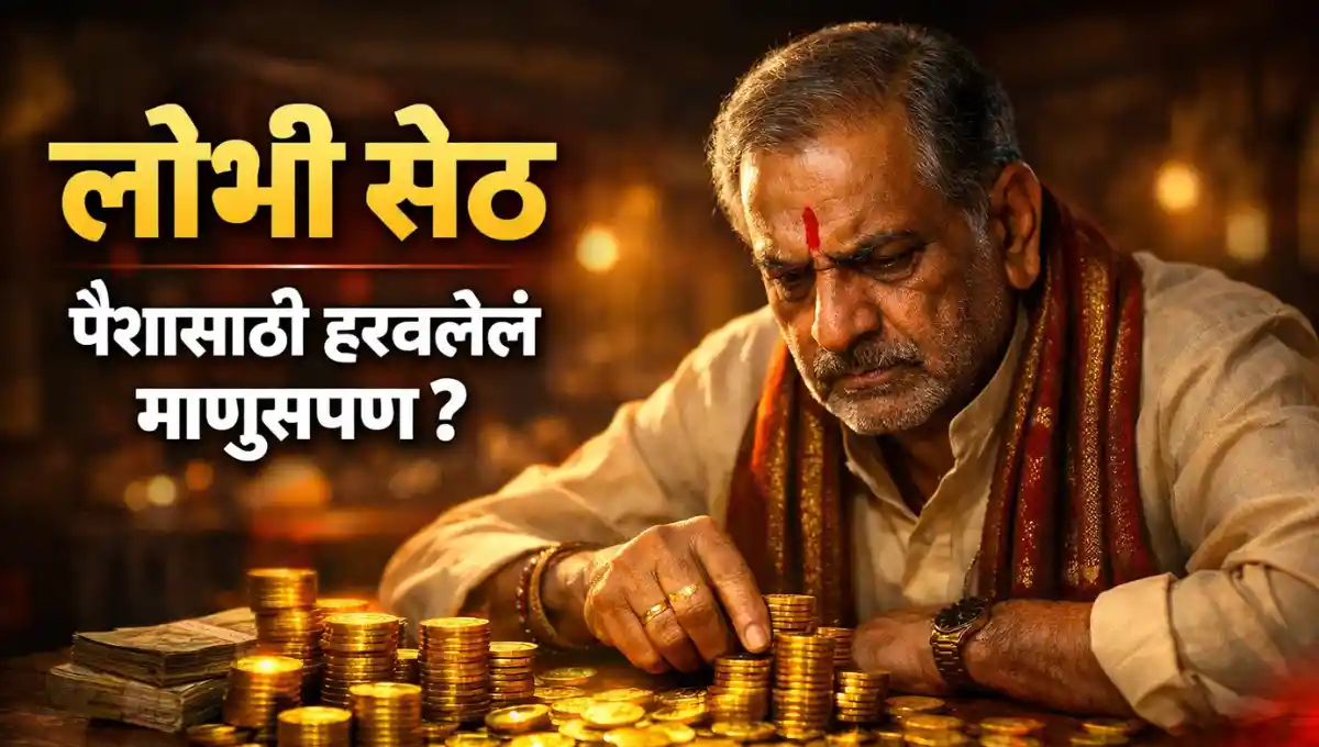 Lobhi Seth Goshta in Marathi