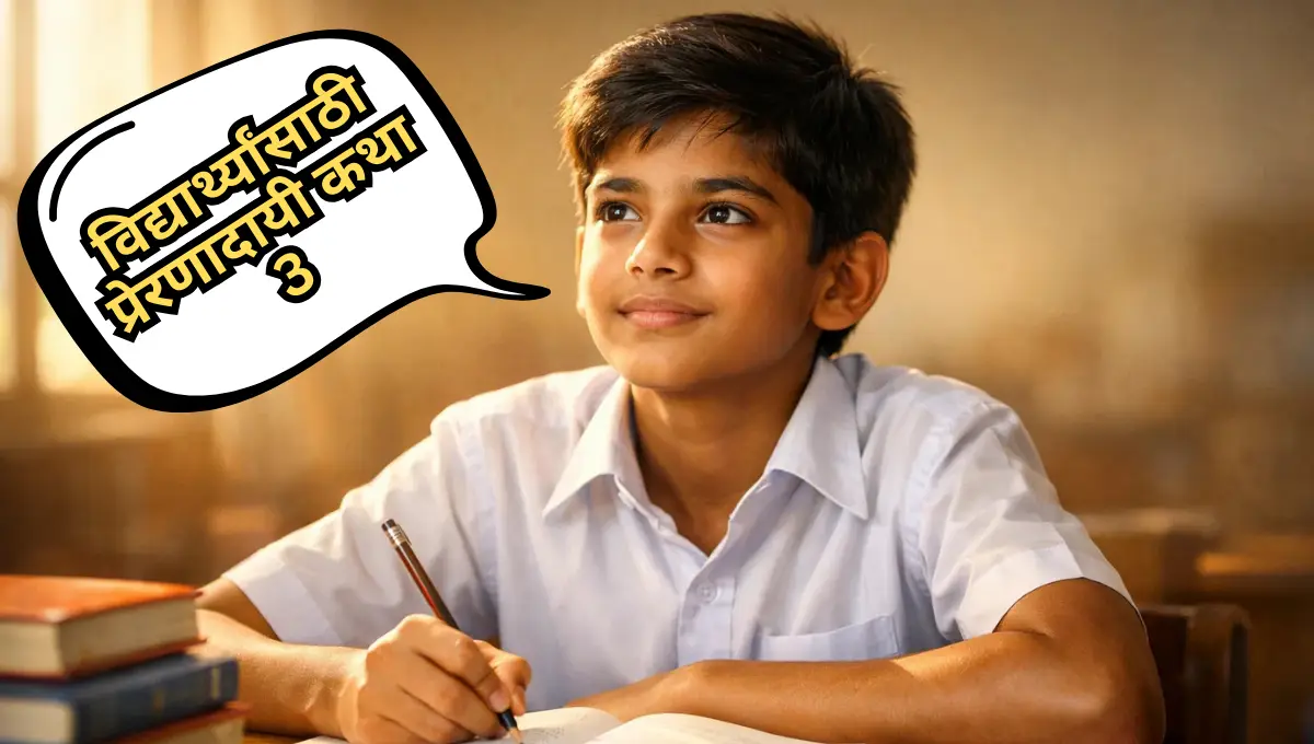 विद्यार्थ्यांसाठी प्रेरणादायी कथा- 3