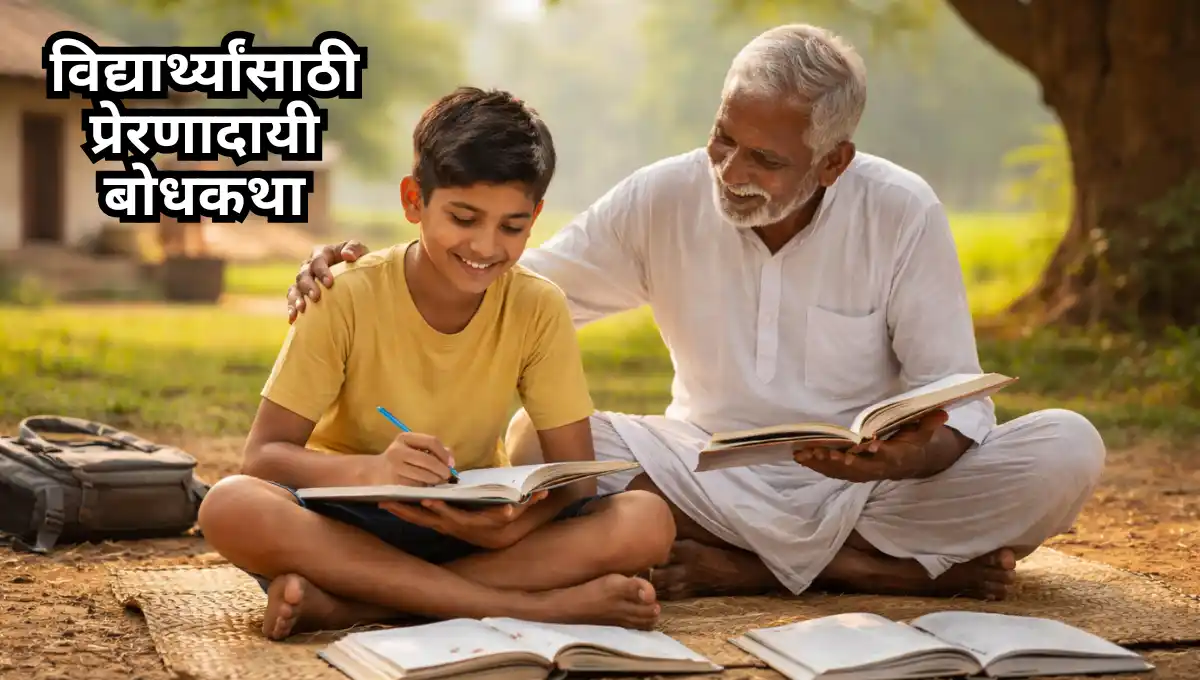 Prernadayi bodhkatha for students : विद्यार्थ्यांसाठी प्रेरणादायी बोधकथा