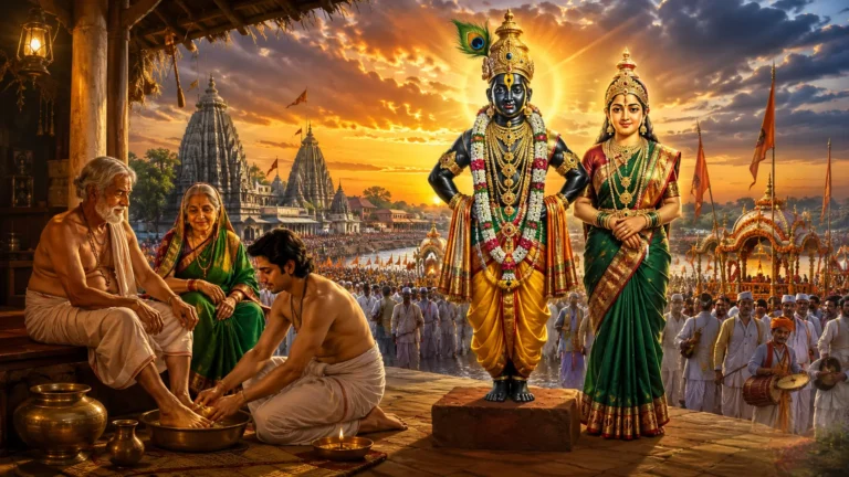 vitthal rukmini pandharpur story in marathi