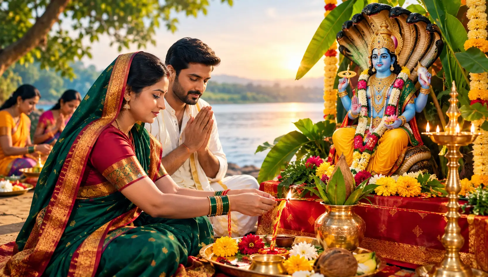 Anant Chaturdashi Vrat Katha Marathi